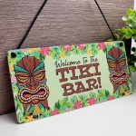 Tiki Bar Sign For Home Bar Hanging Wall Door Welcome Sign Funny