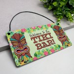 Tiki Bar Sign For Home Bar Hanging Wall Door Welcome Sign Funny