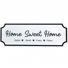 Personalised Street Sign Home Sweet Home Family Plaque New Home