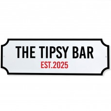 Personalised Street Sign For Home Bar Acrylic Bar Sign