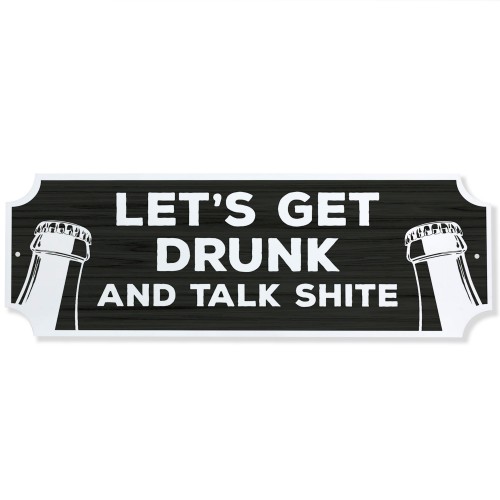 FUNNY Home Bar Sign For Garage Man Cave Shed Sign 30x10cm