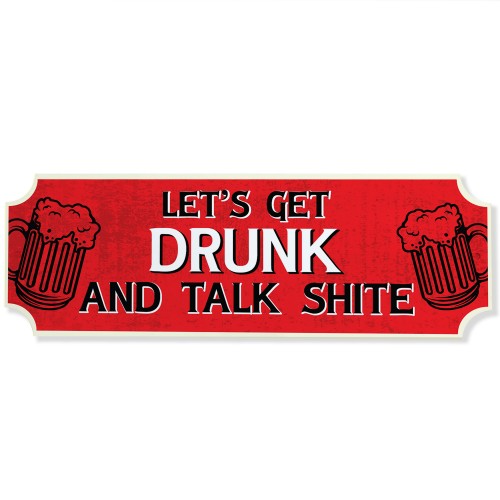 Funny Alcohol Sign For Man Cave Home Bar Hanging Plaque Man Cave