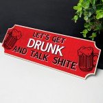 Funny Alcohol Sign For Man Cave Home Bar Hanging Plaque Man Cave