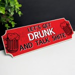 Funny Alcohol Sign For Man Cave Home Bar Hanging Plaque Man Cave