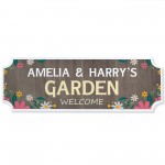 Personalised Street Sign Style Garden Sign For Outside Novelty