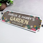 Personalised Street Sign Style Garden Sign For Outside Novelty