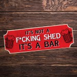 Shed Sign Novelty Home Bar Sign Garden Shed Wall Plaque Garage 