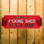 Shed Sign Novelty Home Bar Sign Garden Shed Wall Plaque Garage 