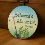 Personalised Alloment Sign For Garden Shed Any Name's Welcome