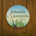 Personalised Alloment Sign For Garden Shed Any Name's Welcome