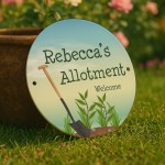 Personalised Alloment Sign For Garden Shed Any Name's Welcome