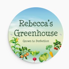 Personalised Greenhouse Sign For Garden Shed Any Name's Garden