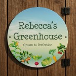 Personalised Greenhouse Sign For Garden Shed Any Name's Garden