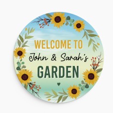 Personalised Welcome To Any Name's Garden Sign For Shed Garden