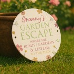 Garden Sign For Outside GARDEN ESCAPE Sign Personalised