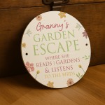 Garden Sign For Outside GARDEN ESCAPE Sign Personalised
