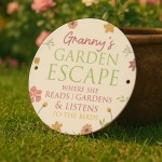 Garden Sign For Outside GARDEN ESCAPE Sign Personalised