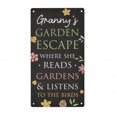 Personalised Garden Sign For Outside GARDEN ESCAPE Sign For Gard