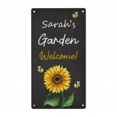 Personalised Garden Sign For Outside WELCOME Sign For Garden