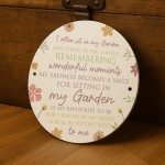 Garden Memorial Plaque For Summer House Memorial Poem For Garden