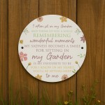 Garden Memorial Plaque For Summer House Memorial Poem For Garden