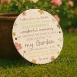 Garden Memorial Plaque For Summer House Memorial Poem For Garden