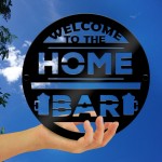Home Bar Welcome Sign Plaque Garden Bar Man Cave 23x23cm