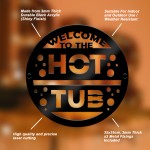 Hot Tub Welcome Sign For Garden Outside Hot Tub Decor 35x35cm