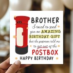 Funny Birthday Card For Brother Novelty Birthday Card For Him