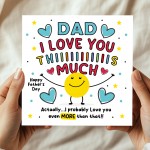 Fathers Day Card For Dad Happy Father's Day Card For Dad