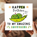 Funny Happy Birthday Card For Boyfriend With Kraft Envelope