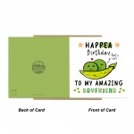 Funny Happy Birthday Card For Boyfriend With Kraft Envelope