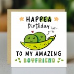 Funny Happy Birthday Card For Boyfriend With Kraft Envelope