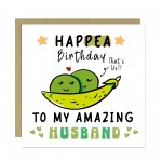 Funny Happy Birthday Card For Husband With Kraft Envelope