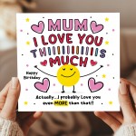 Mum Birthday Card For Her Mum Cards From Children Daughter Son