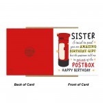 Funny Birthday Card For Sister Novelty Birthday Card For Her