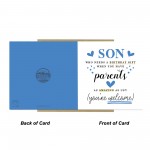 Birthday Card For Son Funny Son Card From Mum and Dad Hilarious 