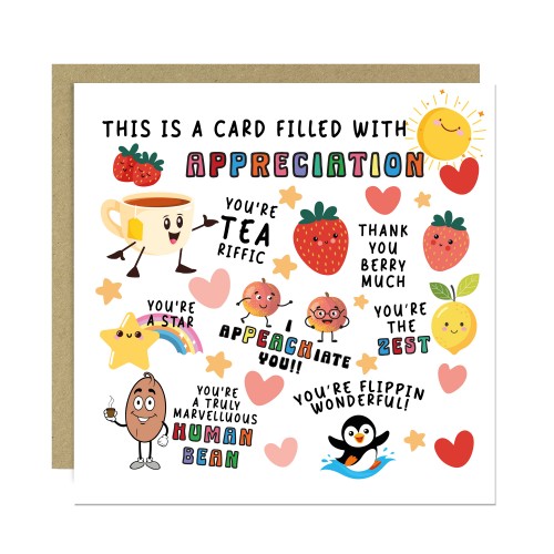 Card Of Appreciation Thank You Card For Teacher Assistant