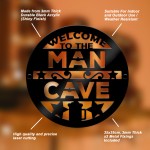 Man Cave Sign  Plaque For Garage Workshop Garden Shed 35x35cm