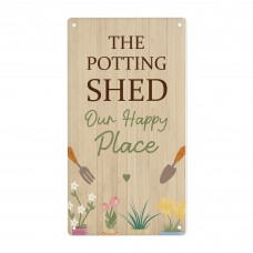 The Potting Shed Sign For Garden Summerhouse Greenhouse 22x12cm