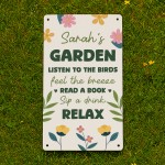 Personalised Garden Rules Sign For Outside Welcome Sign