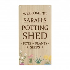 Personalised Potting Shed Sign For Garden Summerhouse Greenhouse