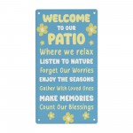 Garden Sign For Patio Hanging Wall Door Sign Welcome Signs