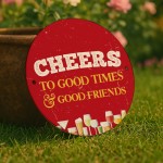 Bar Signs For Home Bar Round Wall Plaque Gift For Men Women