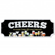 Cheers Plaque Bar Accessories for Home Pub Outside Decoration