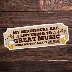 Sign For Home Bar Pub Garden Sign For Outside Man Cave Plaque