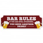 Acrylic Bar Sign Bar Rules Plaque Bar Accessories for Home Pub