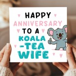 Wife Anniversary Card From Husband Funny Card For Partner