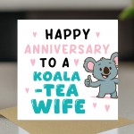 Wife Anniversary Card From Husband Funny Card For Partner