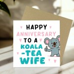 Wife Anniversary Card From Husband Funny Card For Partner
